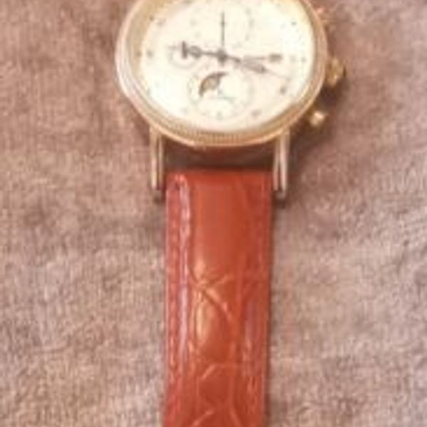 STAUER 27 jewels Automatic skeleton watch 29724 sun, stars and moon