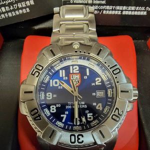 Luminox Mens Navy Seal Watch, 6100/6200 Series Stainless Steel OEM