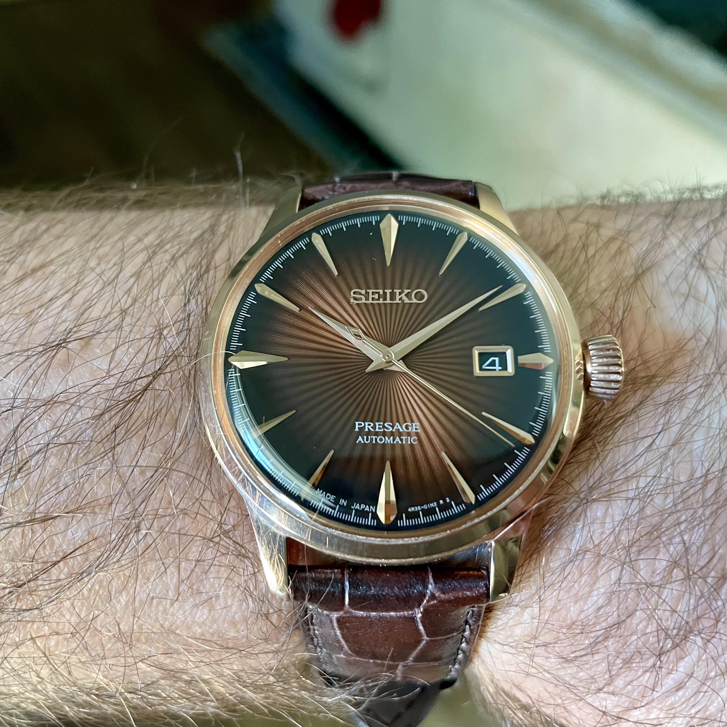 WTS] Seiko Presage Cocktail Time 'Manhattan' SARY128 | WatchCharts  Marketplace