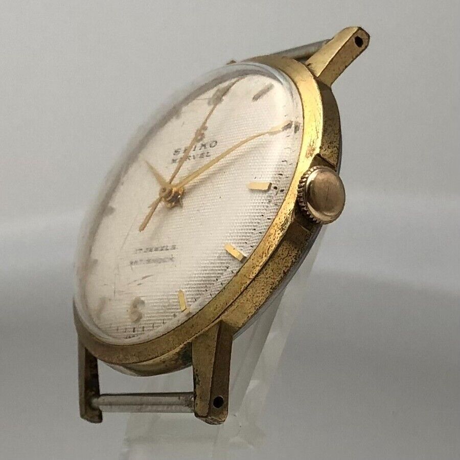 Vintage 1950's SEIKO MARVEL Rare Dial 17Jewels Hand-winding Watch