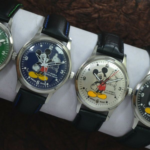 oris mickey mouse watch