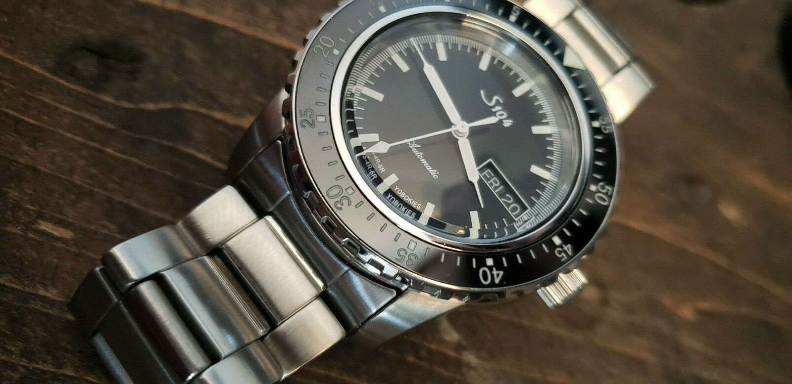 【ムーブメント調整済】yobokies S104 Sinn style NH36 ムーブメント調整済】yobokies S104 Sinn style NH36 - メルカリ