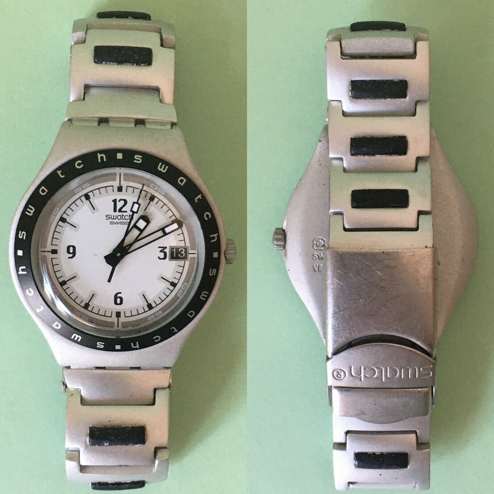 SWATCH WATCH - SARCASM (2000) - IRONY - BIG - YGS4009AG - WORKING 
