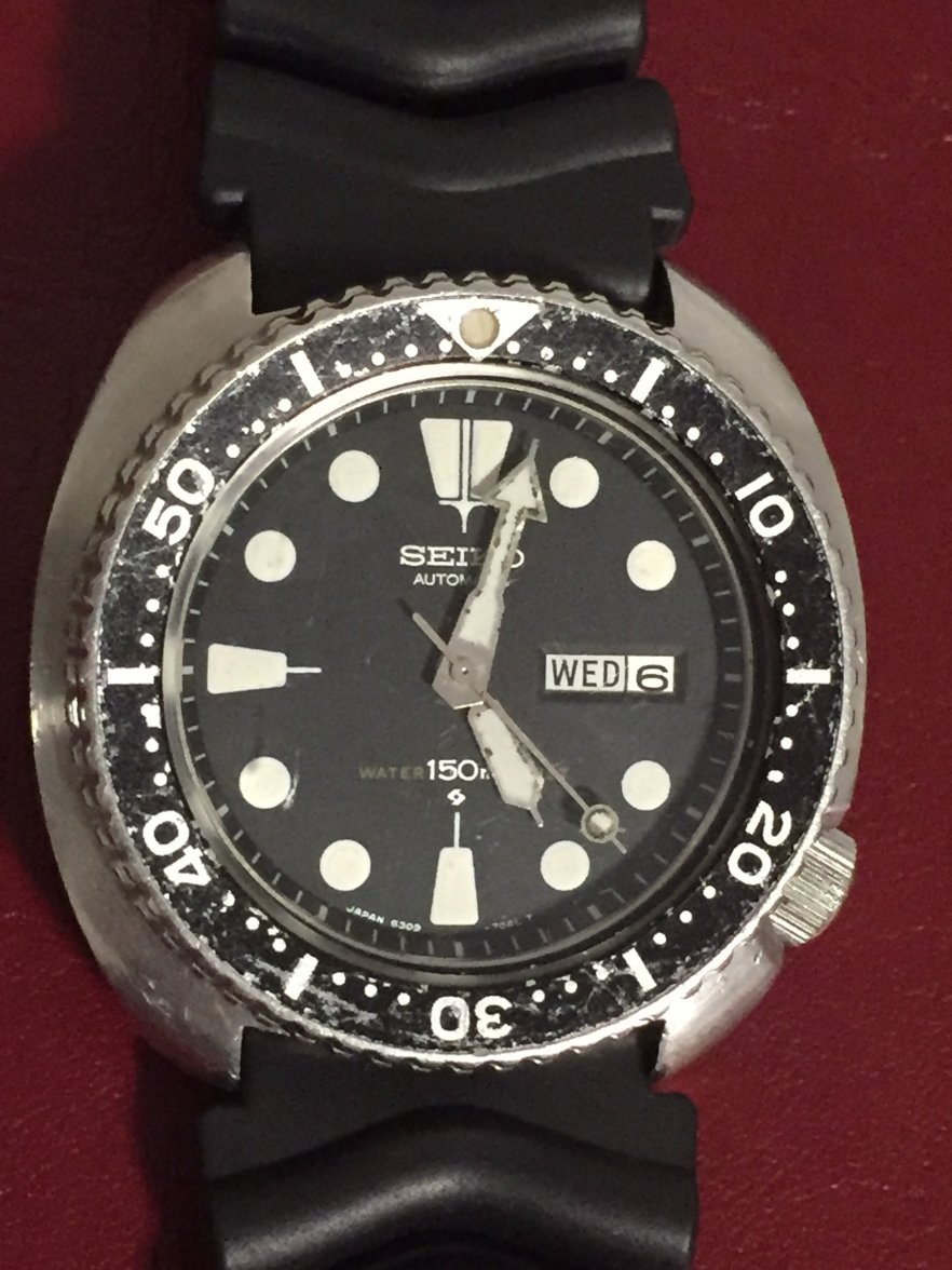 SOLD 1980 Seiko Turtle Diver 6309-7049 + Seiko Z22 Band | WatchCharts