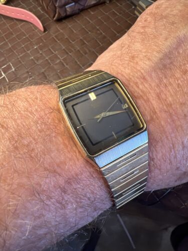 seiko 6532-5260 Gold Tone Classic Men's Day Date Watch Original
