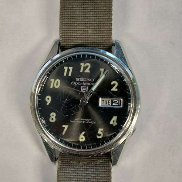 RARE Vintage Seiko 5 Sportsmatic 6619-8060 Vietnam MACV-SOG Military Watch  works | WatchCharts
