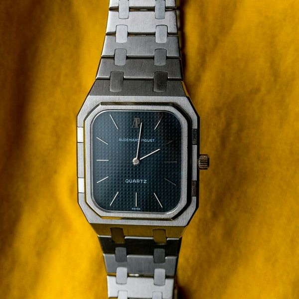 Used Audemars Piguet Mens Steel Classic Rectangular Quartz Watch ...