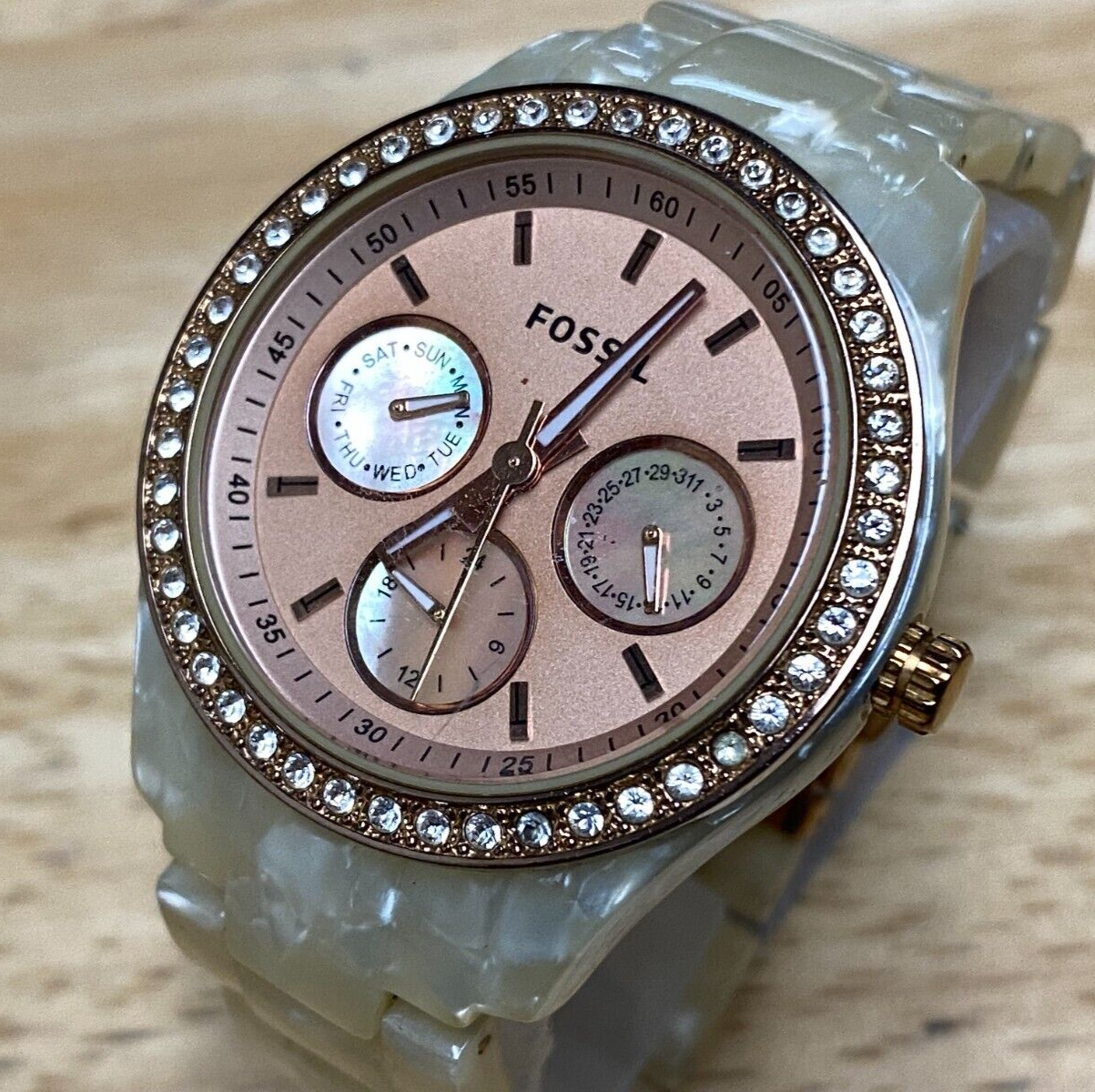 Fossil marble outlet watch