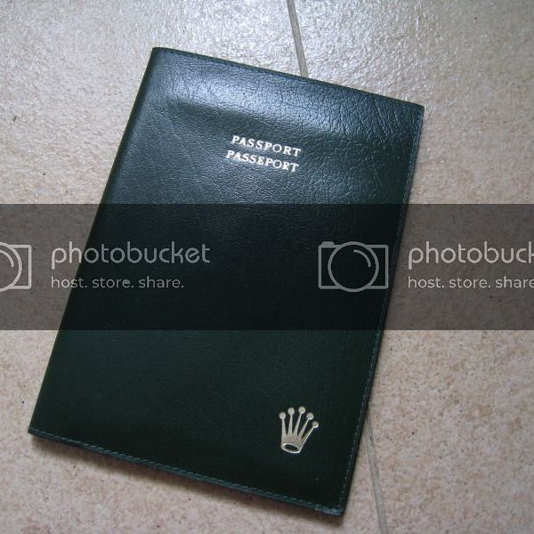 FS Genuine Rolex green passport holder free shipping WatchCharts