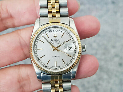 NICE & RARE BULOVA SUPER SEVILLE DAY DATE AUTOMATIC GENTS