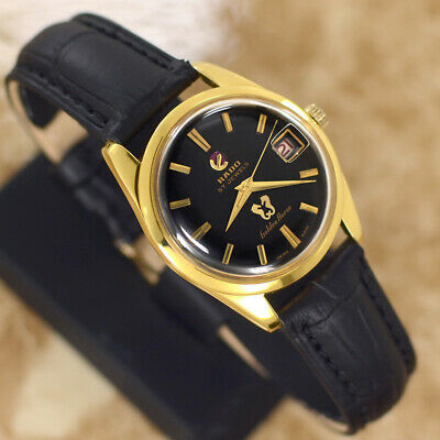 VINTAGE RADO Golden Horse AUTOMATIC 57 JEWELS DATE BLACK
