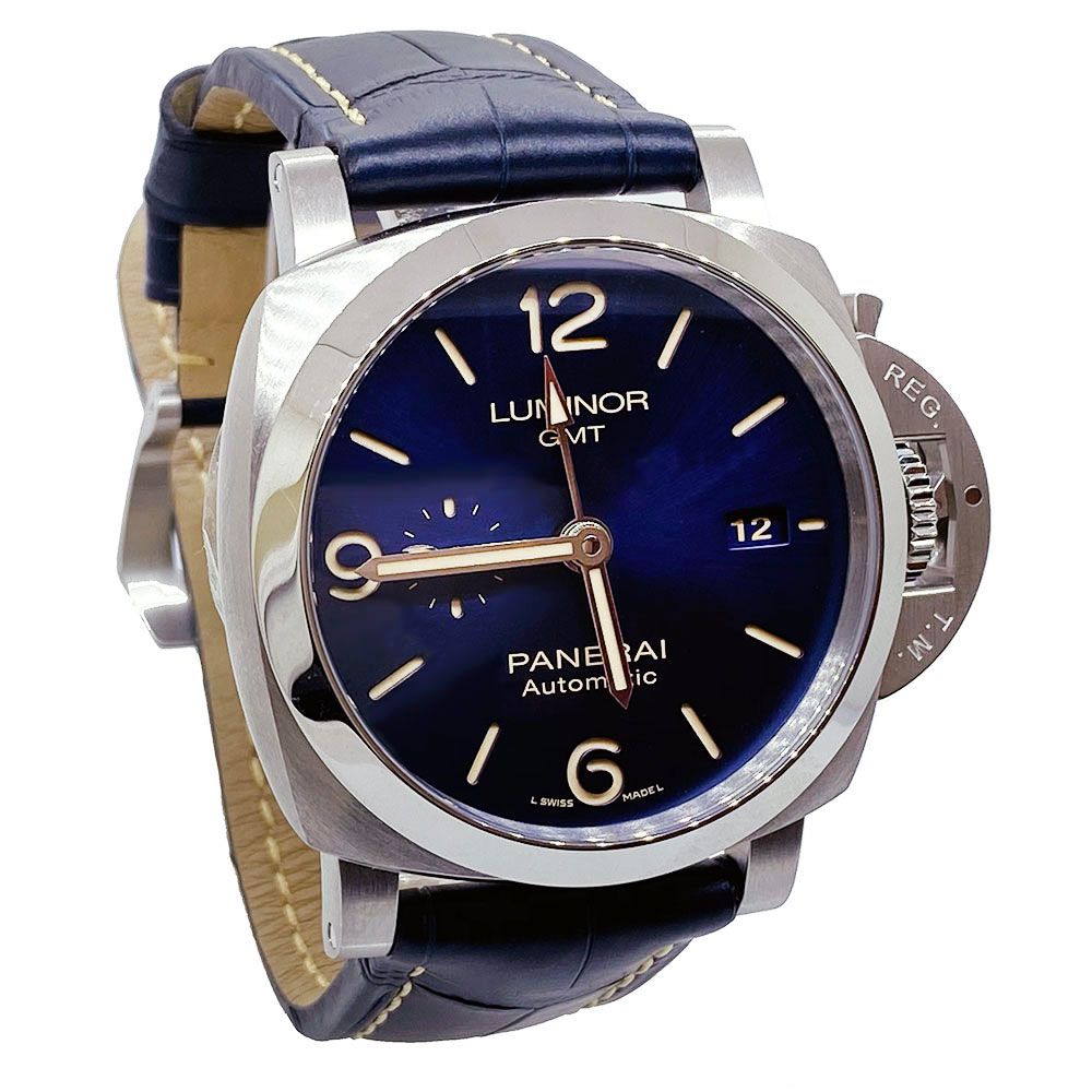 FS Panerai Panerai Pam 1033 Luminor GMT Blue NEW Pam01033