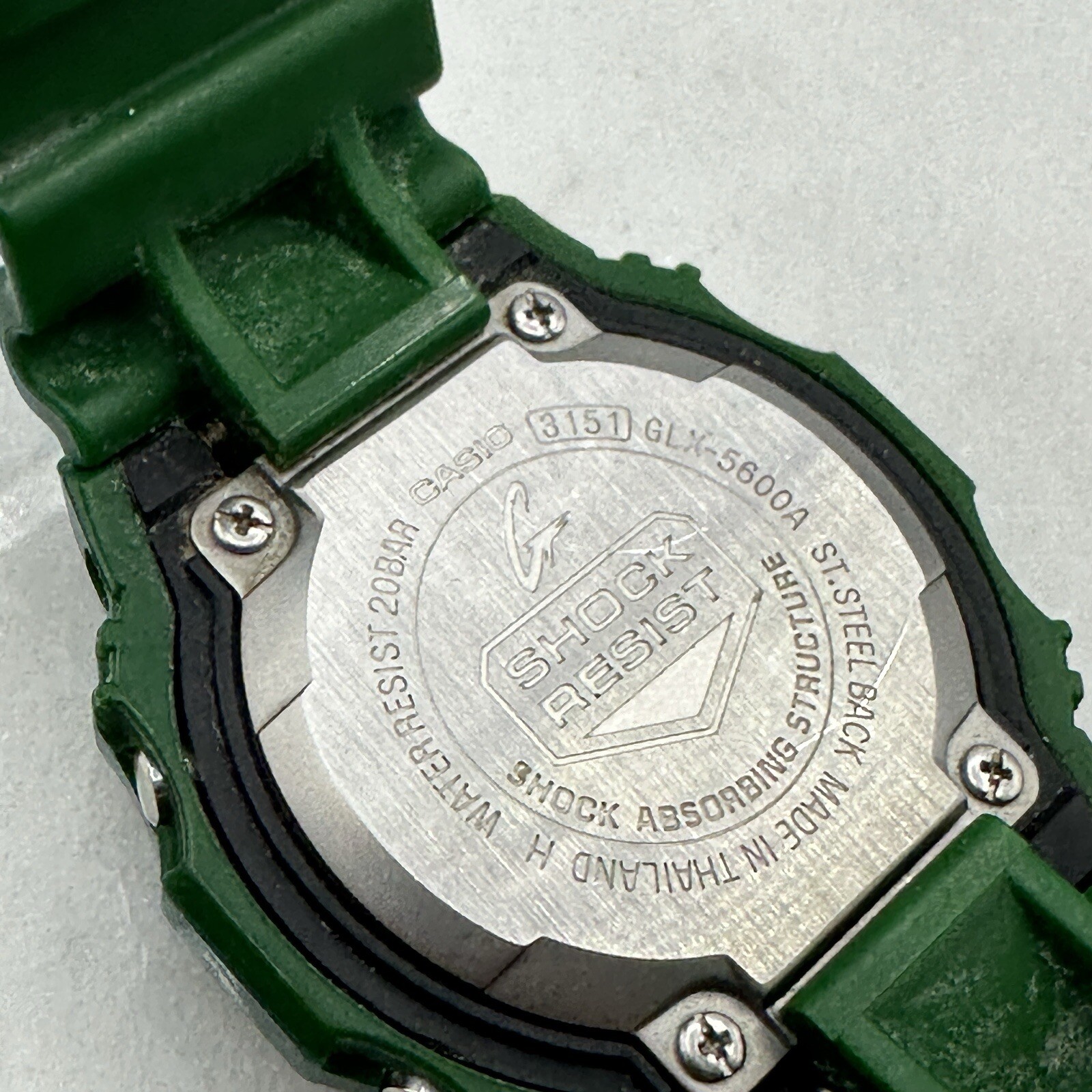 Casio G-Shock GLX-5600A-3 G-Lide Square Green Tide Moon Graph 3151