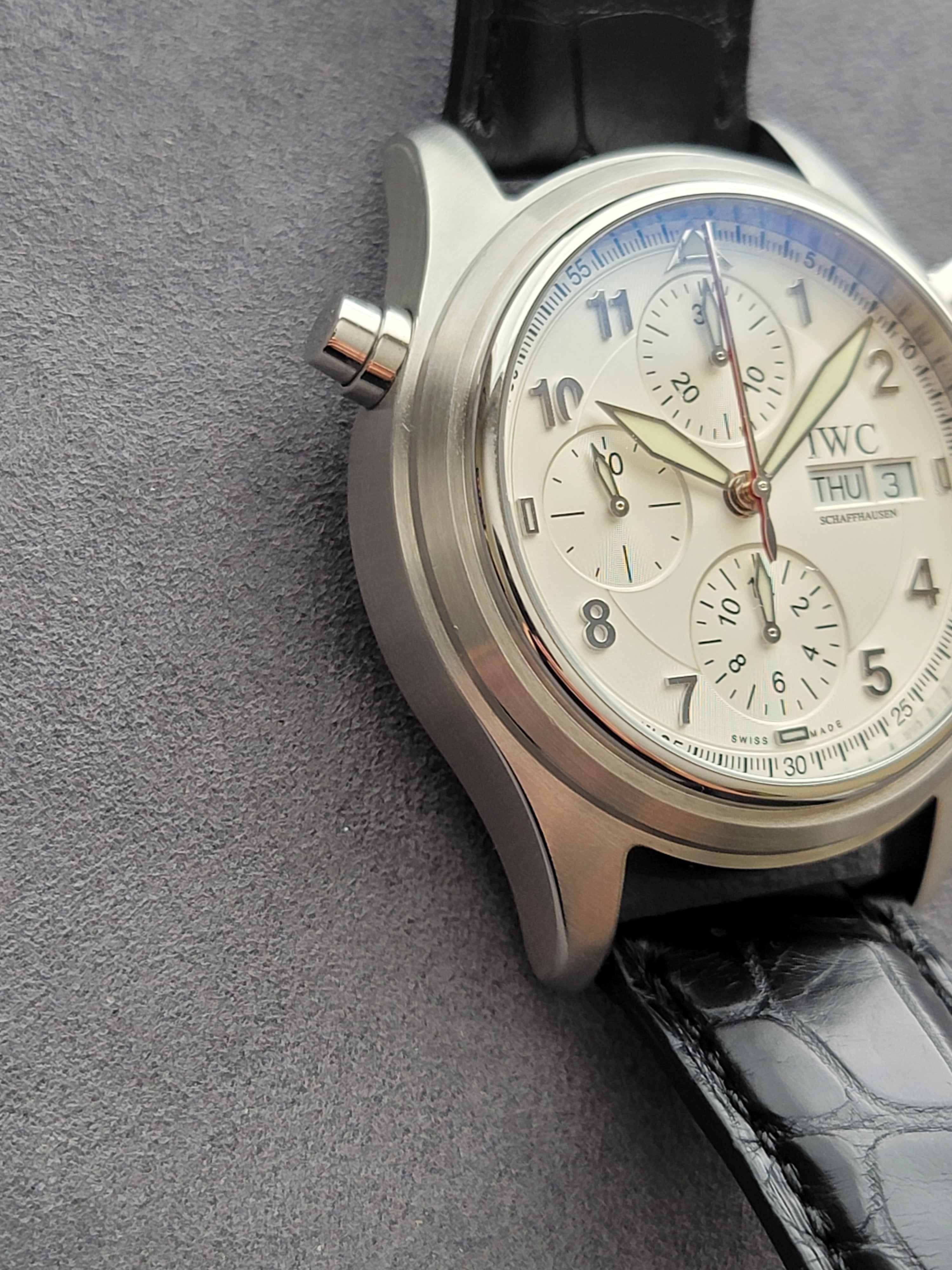 Iwc spitfire double chronograph hot sale