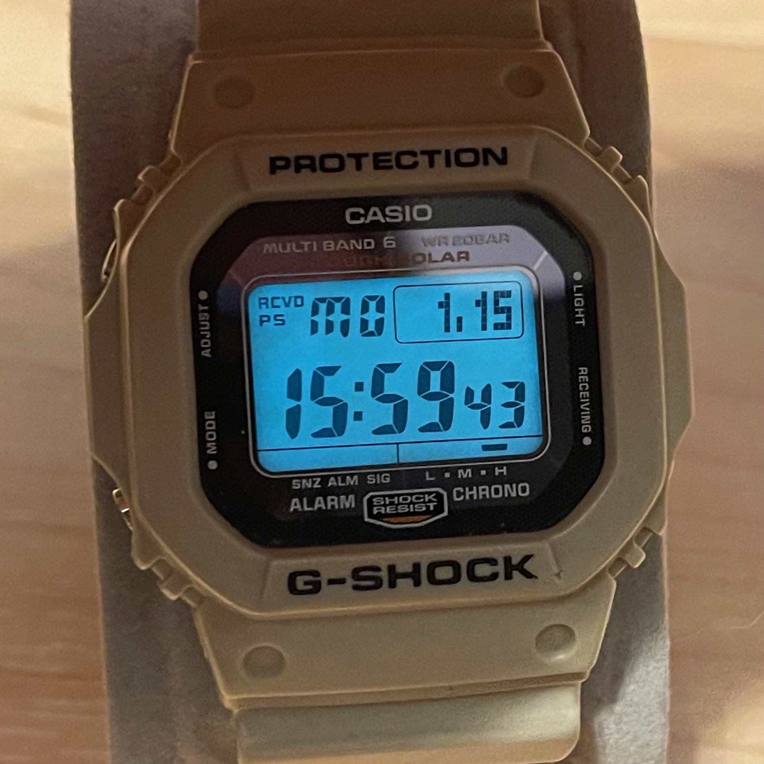 WTS] Casio G-Shock GW-M5610SD-8 Desert Sand Tan Beige Tolar Solar 