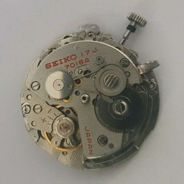 Seiko 7016 A movement For Parts or Repair Not Working Monaco 7016-5020 7016-5000  | WatchCharts