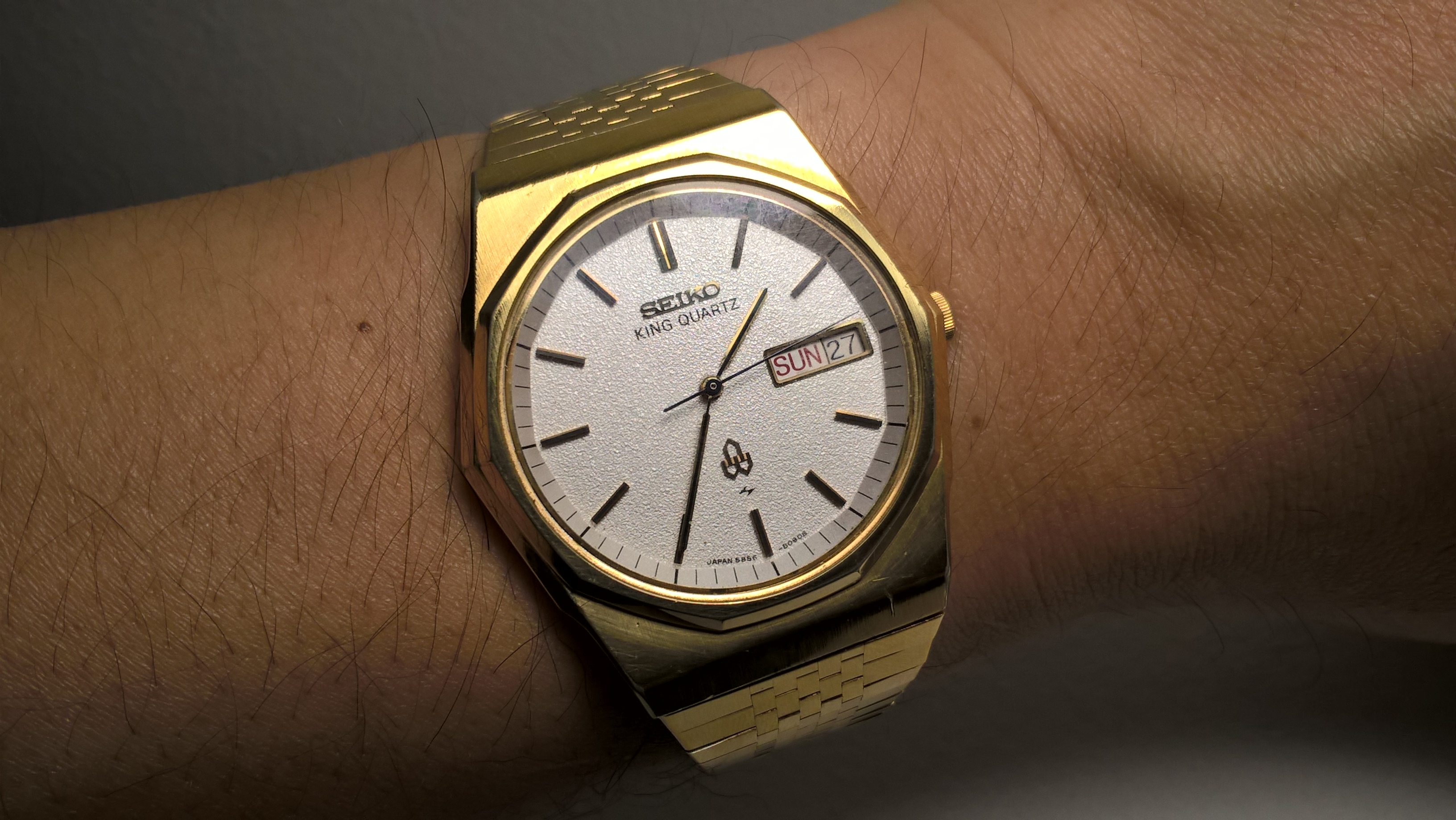 SEIKO セイコー KING QUARTZ ゴールド腕時計（激レア SEIKO