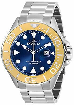 Invicta Men's 28768 Pro Diver Quartz 3 Hand Blue Dial Stainless