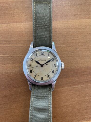 1942 LeCoultre Mark VII A No Weems 1940s USA Military Issue