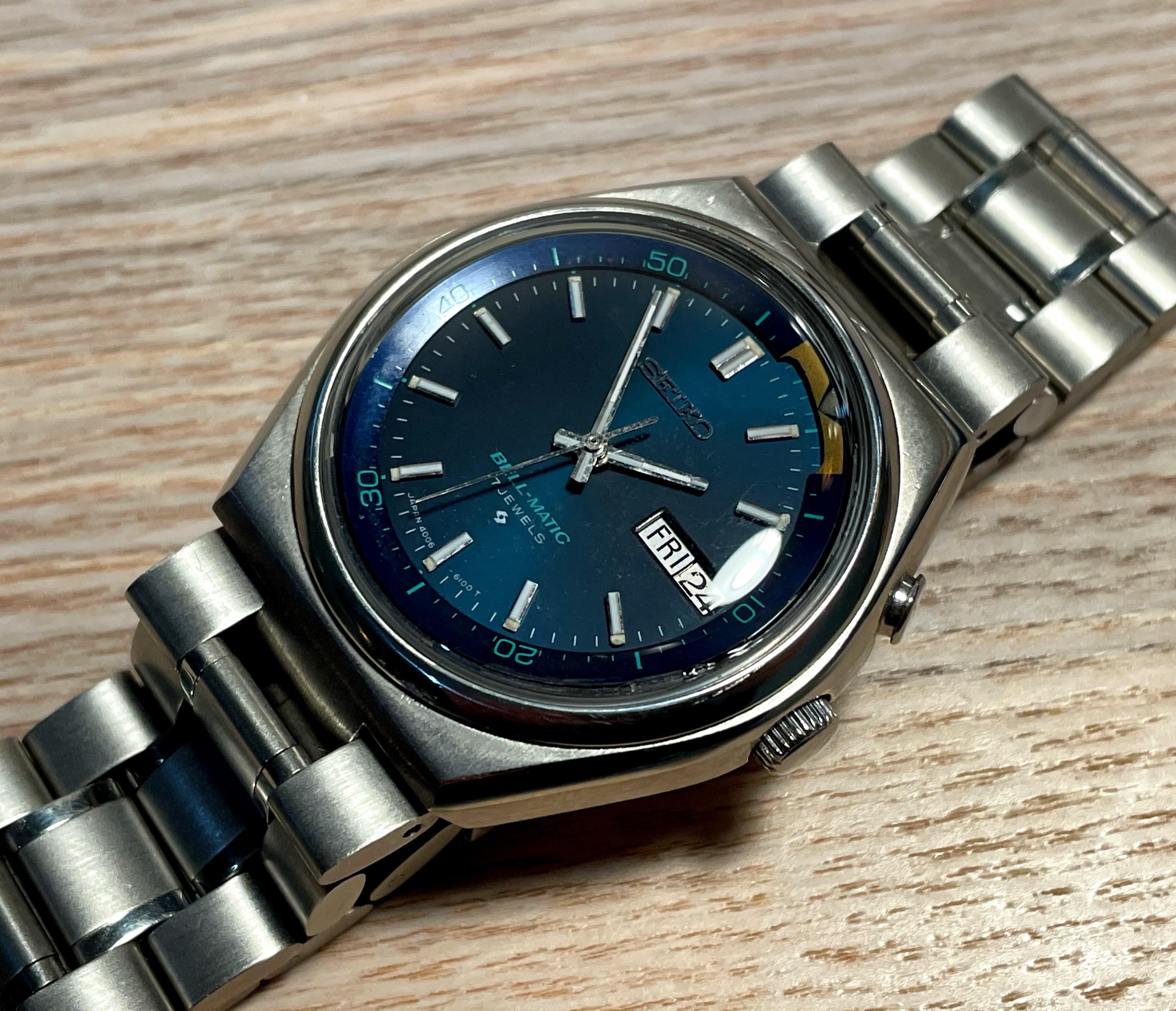 WTS] Seiko Bell-Matic 4006-6080 blue dial | WatchCharts