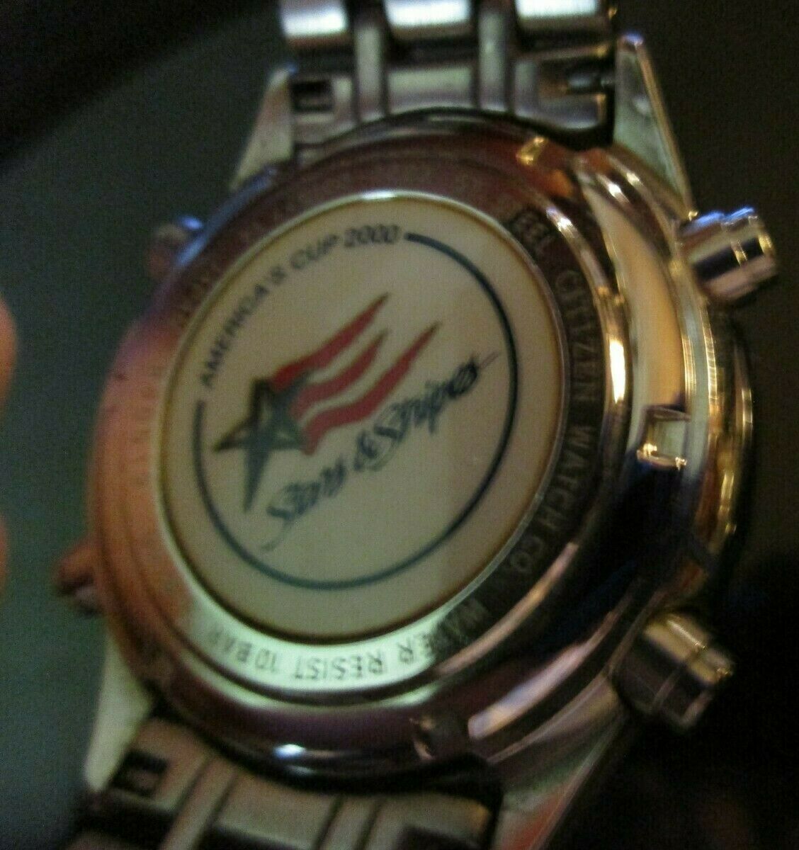 Vintage Citizen Navisail Stars & Stripes America's Cup 2000 Watch