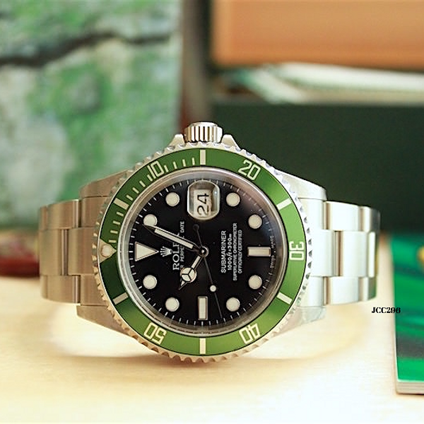 FS Rare 2003 Rolex 50th Anniversary Green Submariner Kermit