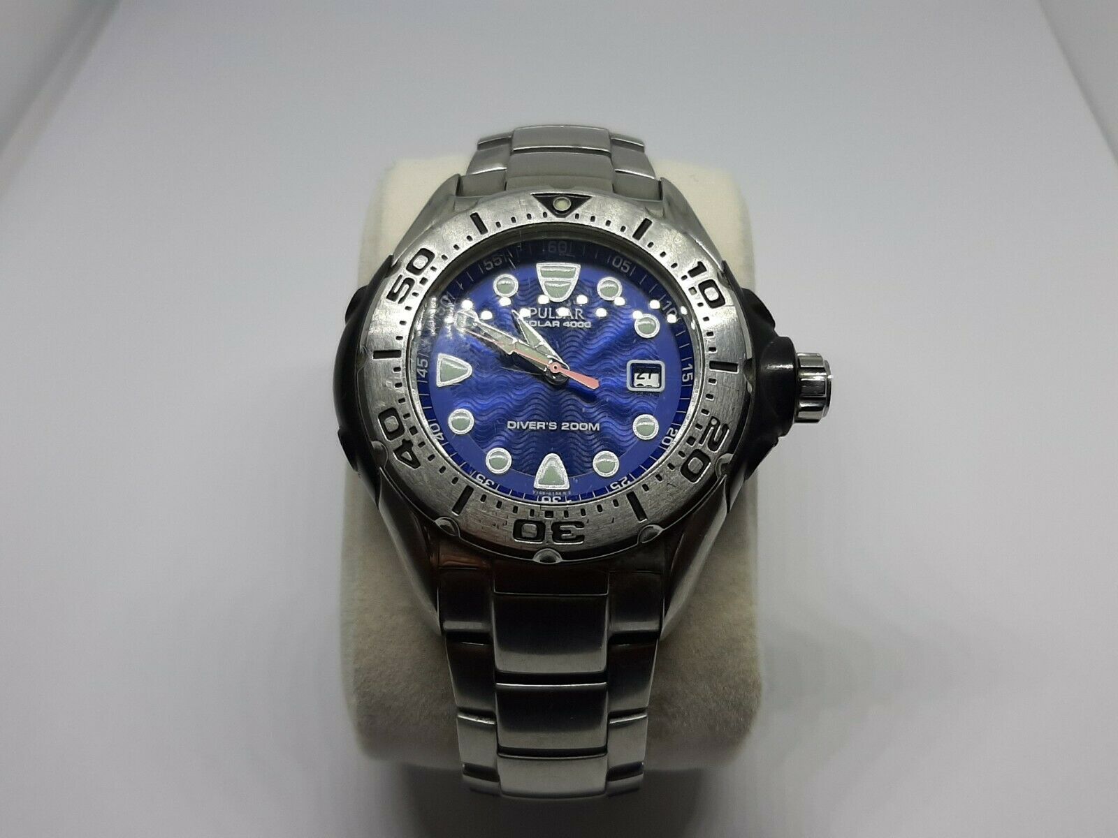 Men s Pulsar Solar by Seiko V145 X009 Professional Divers Watch