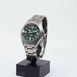 SEIKO ALBA FIELD GEAR SURVIVOR GMT VX39-8K00 TITANIUM WATCH