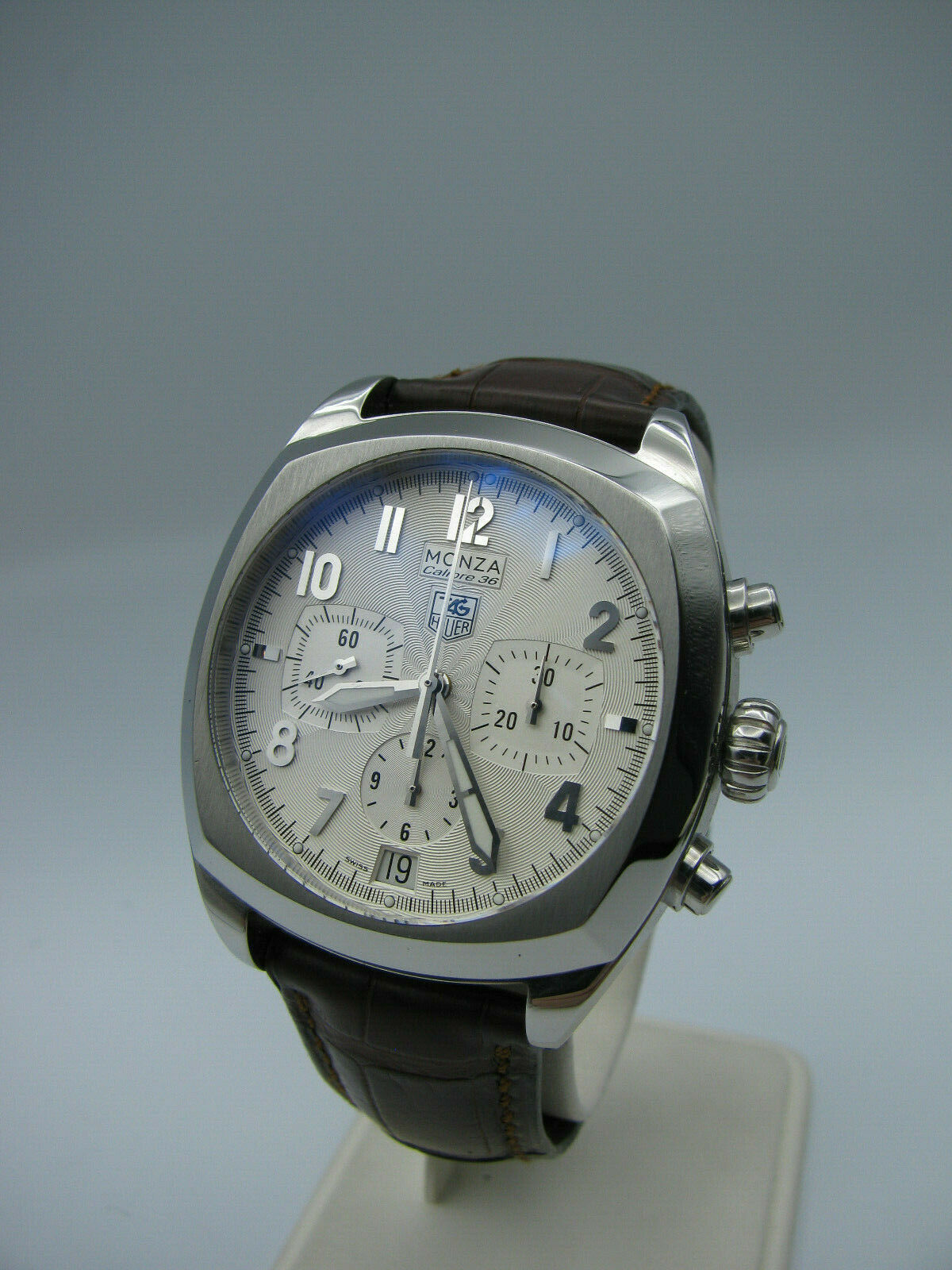 Mens CR5111 Tag Heuer Monza Automatic Chronograph Calibre 36 Stainless ...