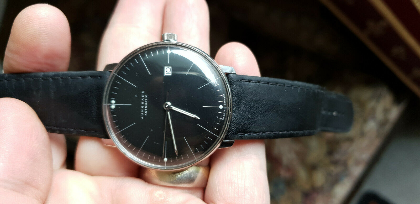 JUNGHANS MAX BILL AUTOMATIC 27.4701 Armbanduhr Edelstahl 38 mm