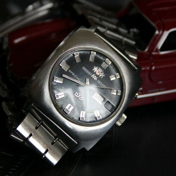 ORIENT AAA DELUXE DXD SWIMMER 27 JEWELS AUTOMATIC WATCH for repair