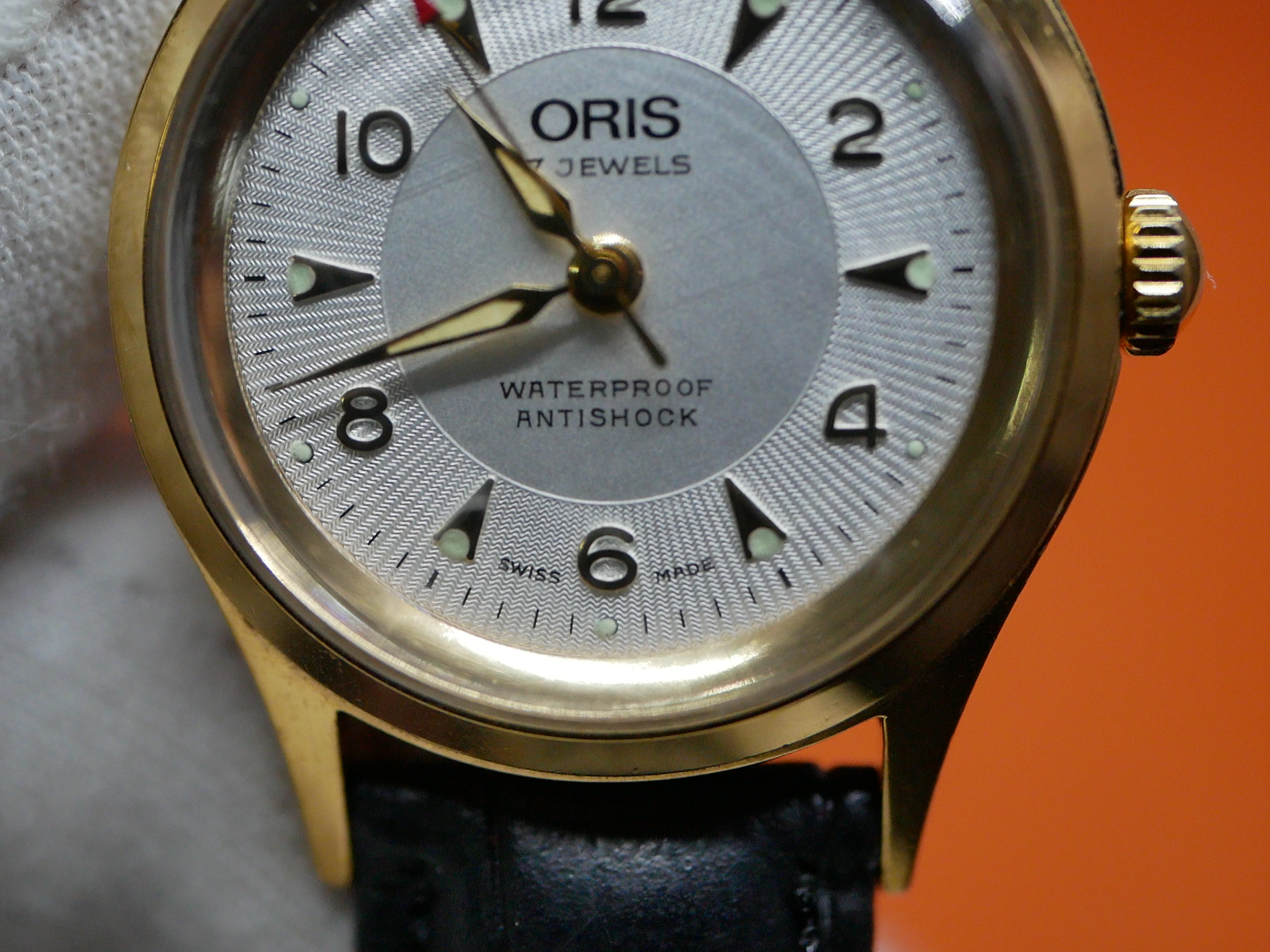 WTS ORIS Gold Plated Mechanical 7305 for 173.05 WatchCharts