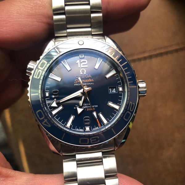 FS: Omega Planet Ocean 39.5 Blue Ad Purchased with New OEM Leather ...