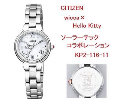 CITIZEN Wicca x Sanrio Hello Kitty KP2-116-11 Solar Power Women Wristwatch  | WatchCharts Marketplace