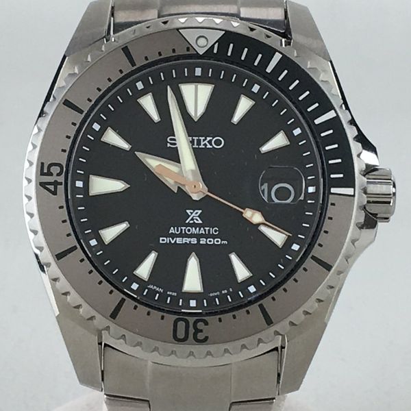 [Used] SEIKO Automatic watch / Analog / Titanium / Black / Silver ...
