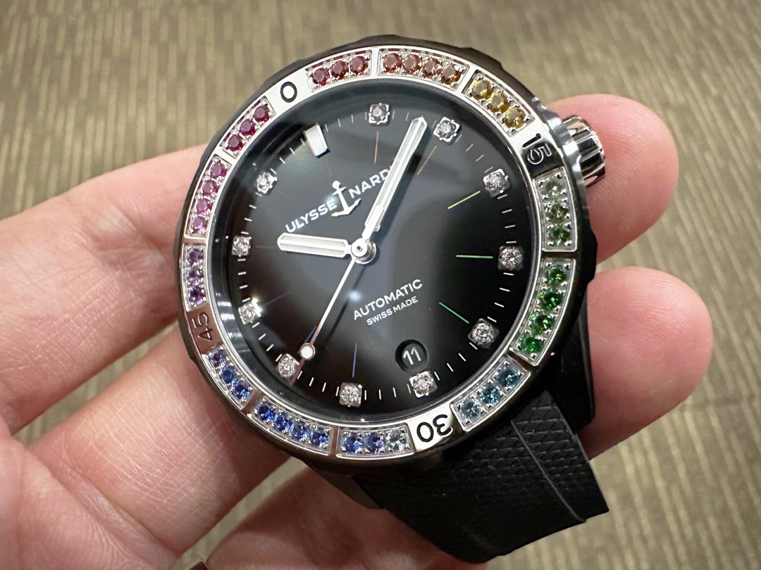 Like New Jul 22 Local Ulysse Nardin UN Diver 39 Rainbow Limited