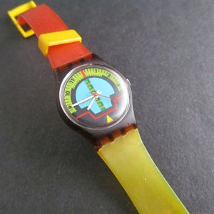 Swatch Irony Aluminum AG 1999 New Battery Hypnotic YMS1003AG  display picture 3