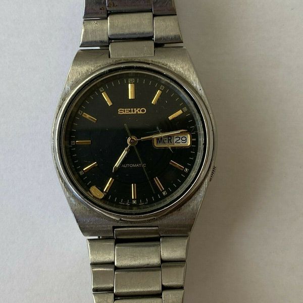 Vintage Seiko 5 Mens Automatic Watch 7009 3130 Running Spares or Repair ...