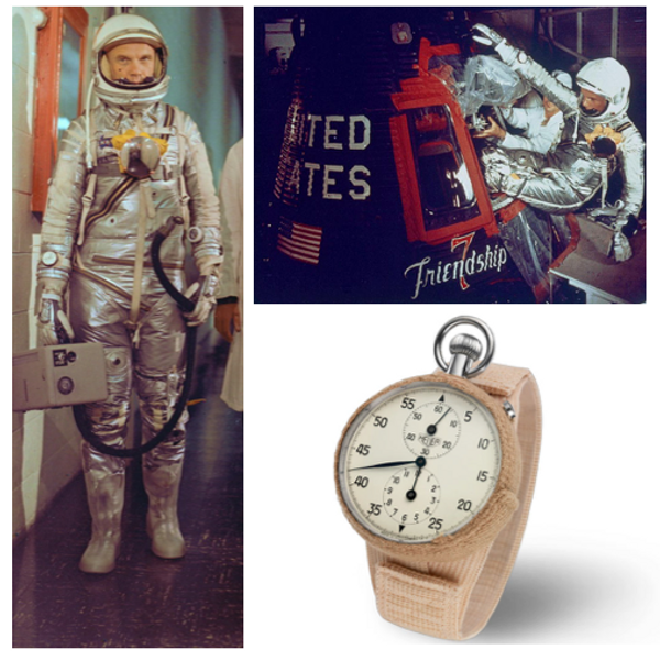 1962 Heuer ref. 2915A John Glen SPACE NASA stopwatch stop watch