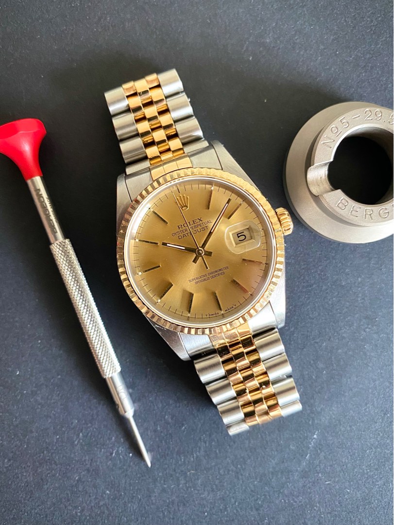 Rolex oyster perpetual 2 on sale tone