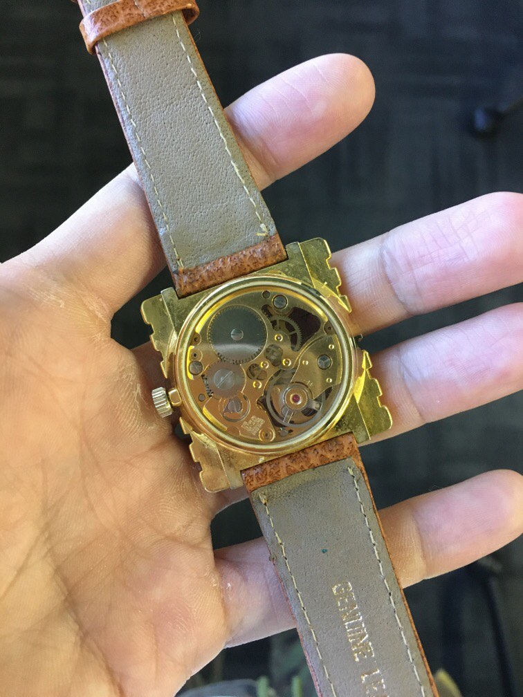 1970s rare vintage swiss Carvel gold skeleton watch | WatchCharts