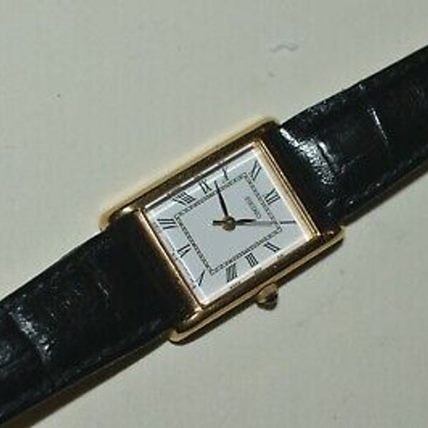 Vintage SEIKO Watch 1N01-5G40 Ladies Quartz Gold Color 18mm Works Fine |  WatchCharts