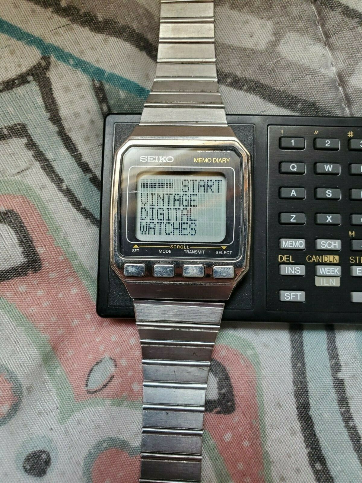 Seiko Memo Diary UW02-0010 With Keyboard Digital Watch
