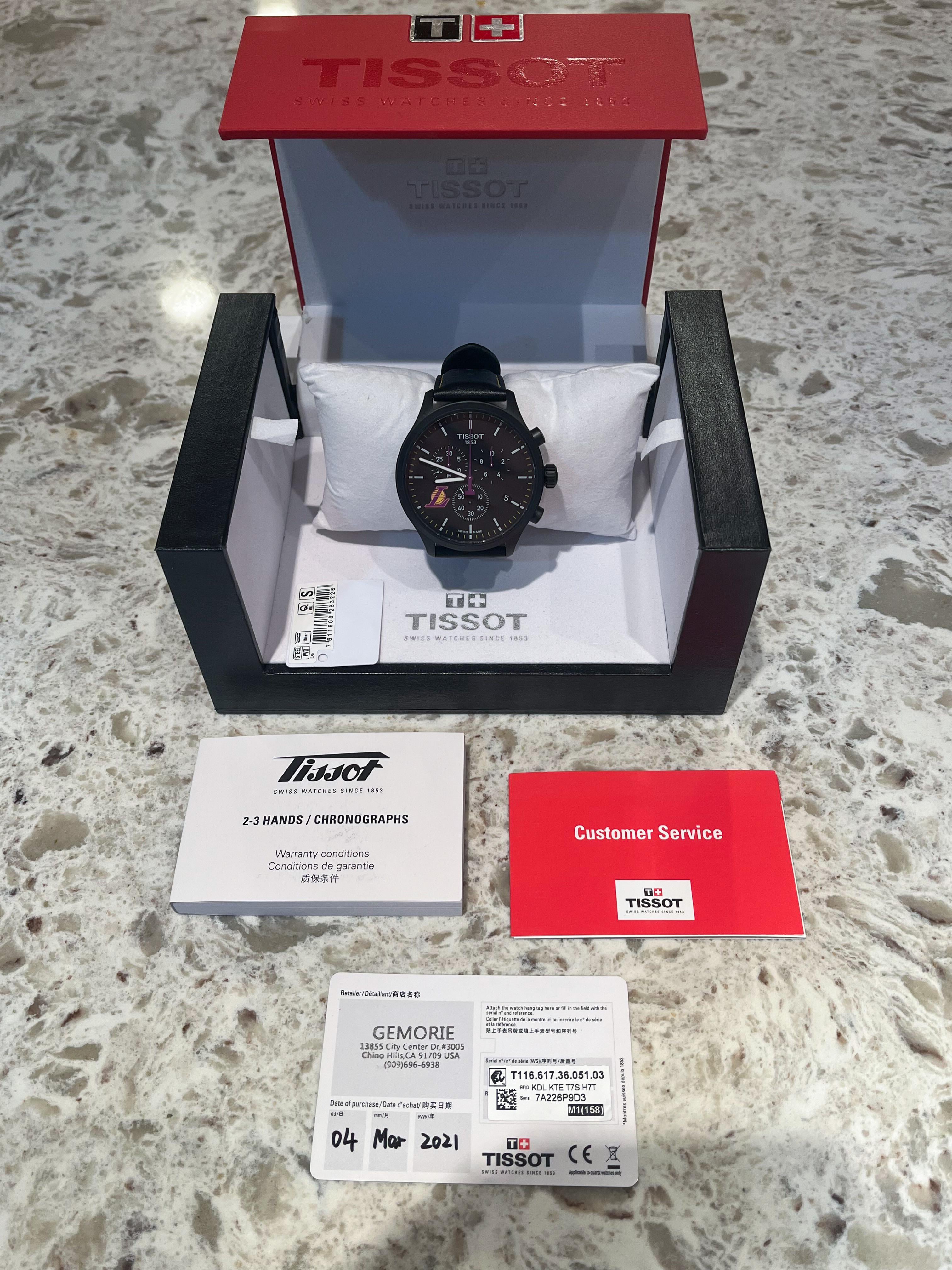 Tissot lakers hot sale