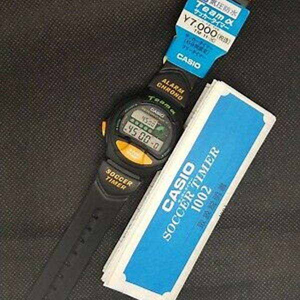 Rare CASIO Vintage Digital Watch SOCCER TIMER NOS REFEREE TM11 1002 MANUAL LCD WatchCharts