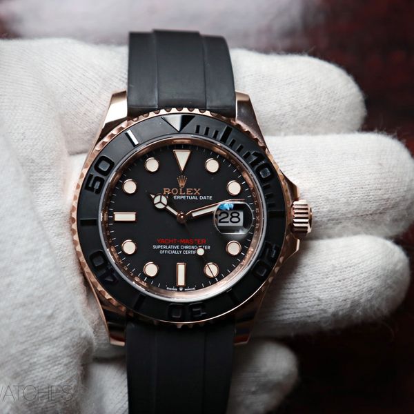 FSOT: Rolex Yachtmaster 40 Everose Gold OysterFlex 126655 [2021 ...