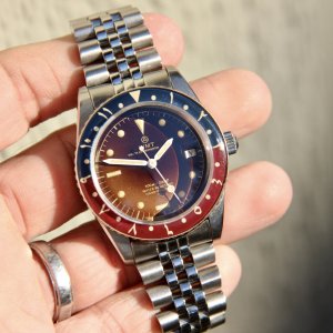 FS: WMT Panton Pepsi Arabic Bezel/Date Tropical Dial Full Set | WatchCharts  Marketplace