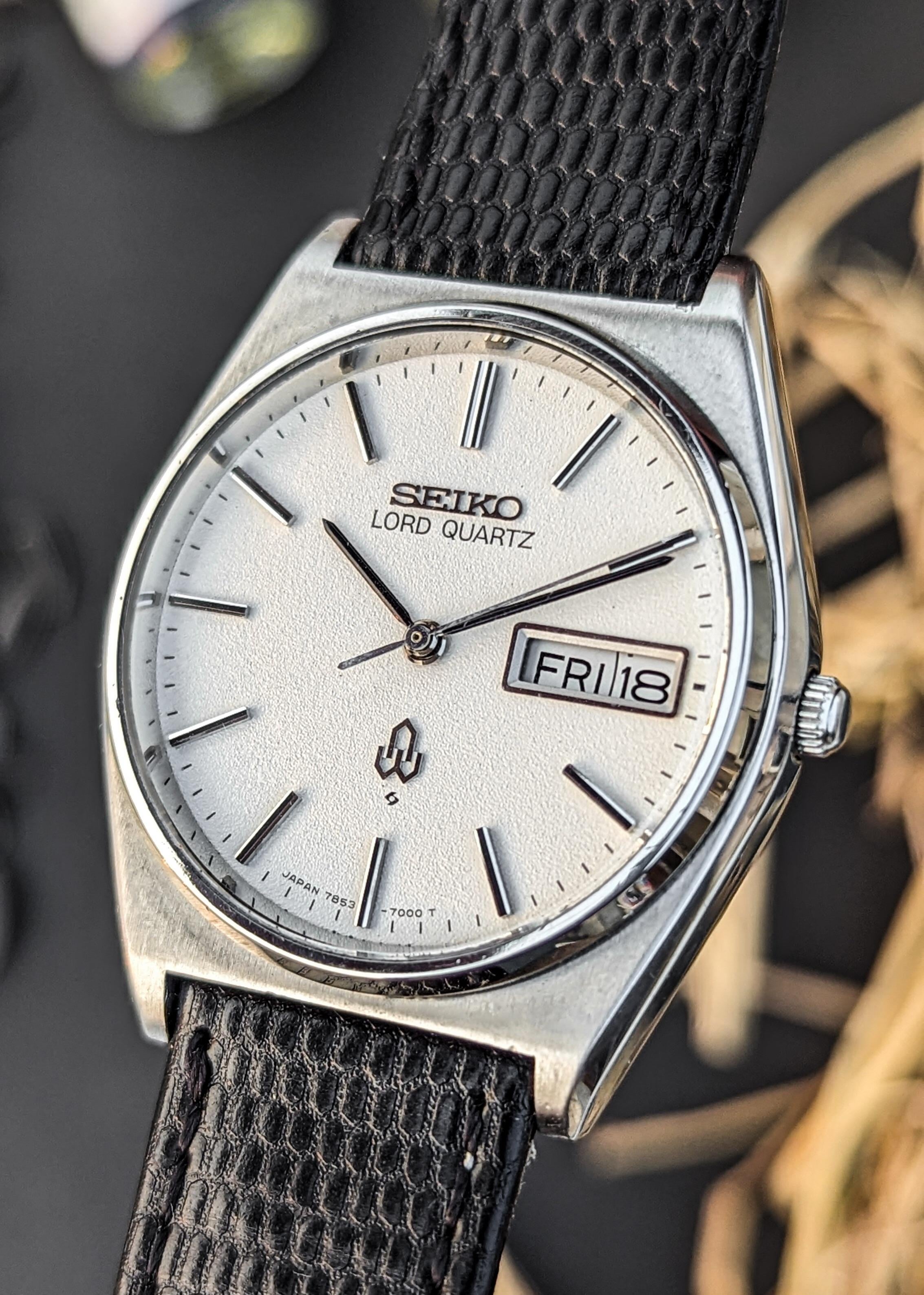 WTS] Vintage SEIKO LORD Quartz - Ref.7853-7000 - Sand-dust Dial 
