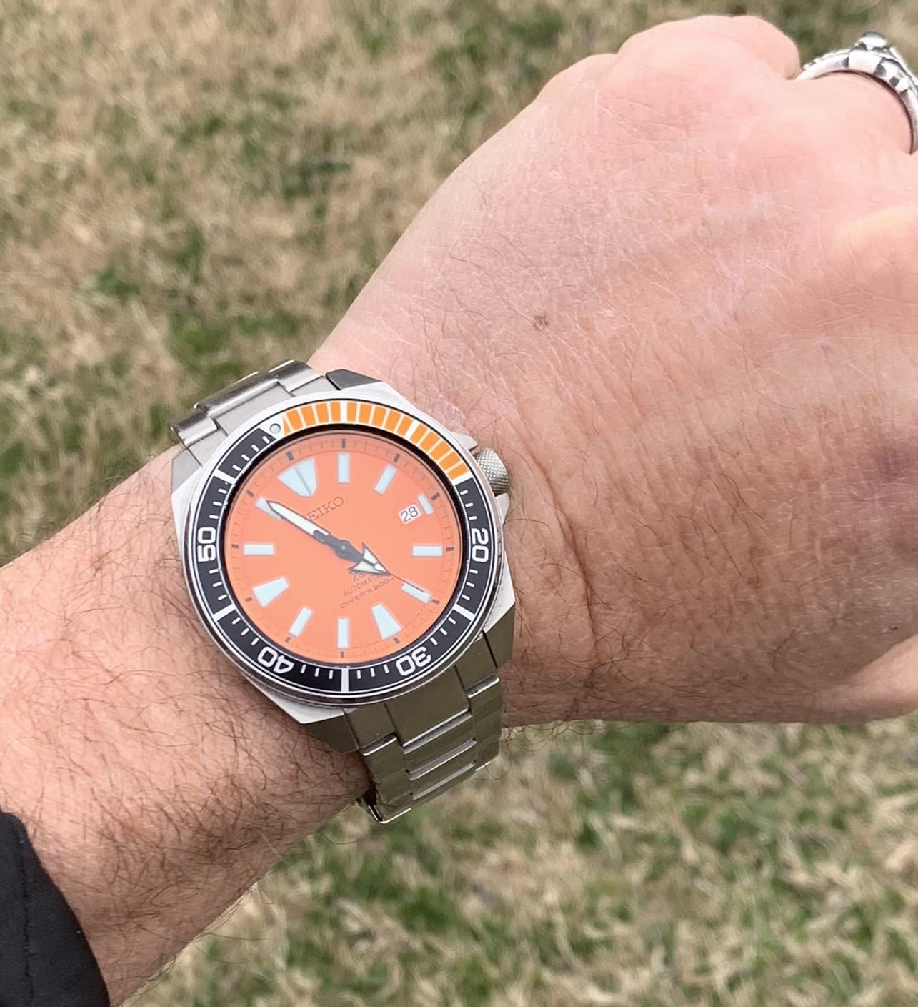 WTS/WTT] Seiko Samurai Orange Stainless | WatchCharts