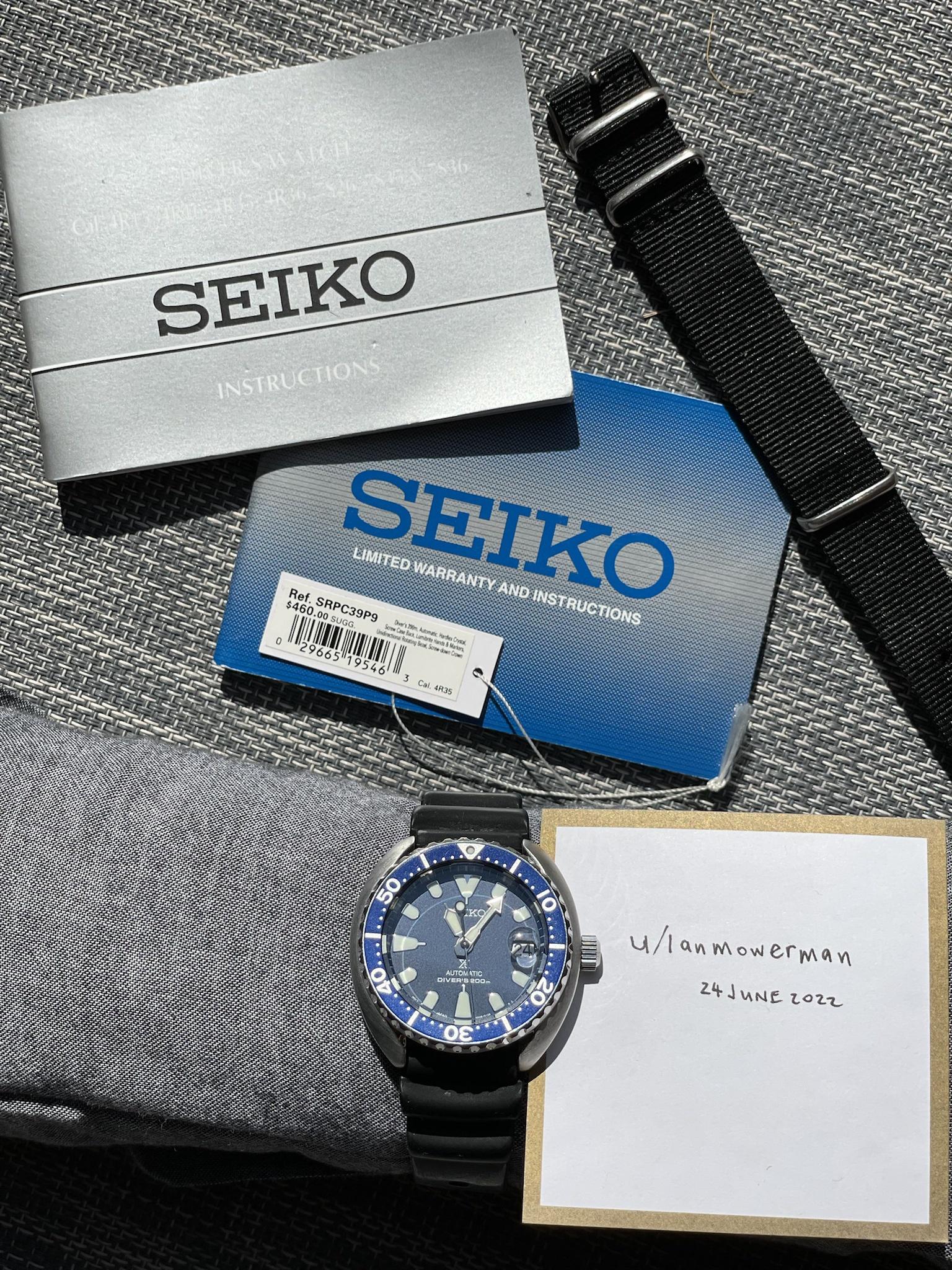 WTS 275 Seiko Prospex SRPC39 Mini Turtle WatchCharts Marketplace